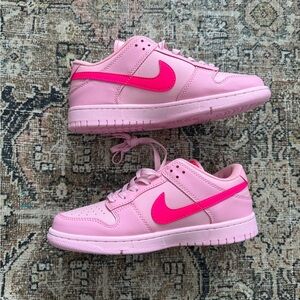 all pink nike low dunks